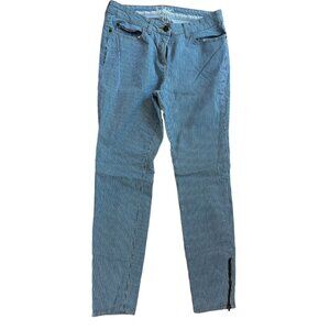 Women's Boden Railroad Striped Tapered Jeans Size 6R